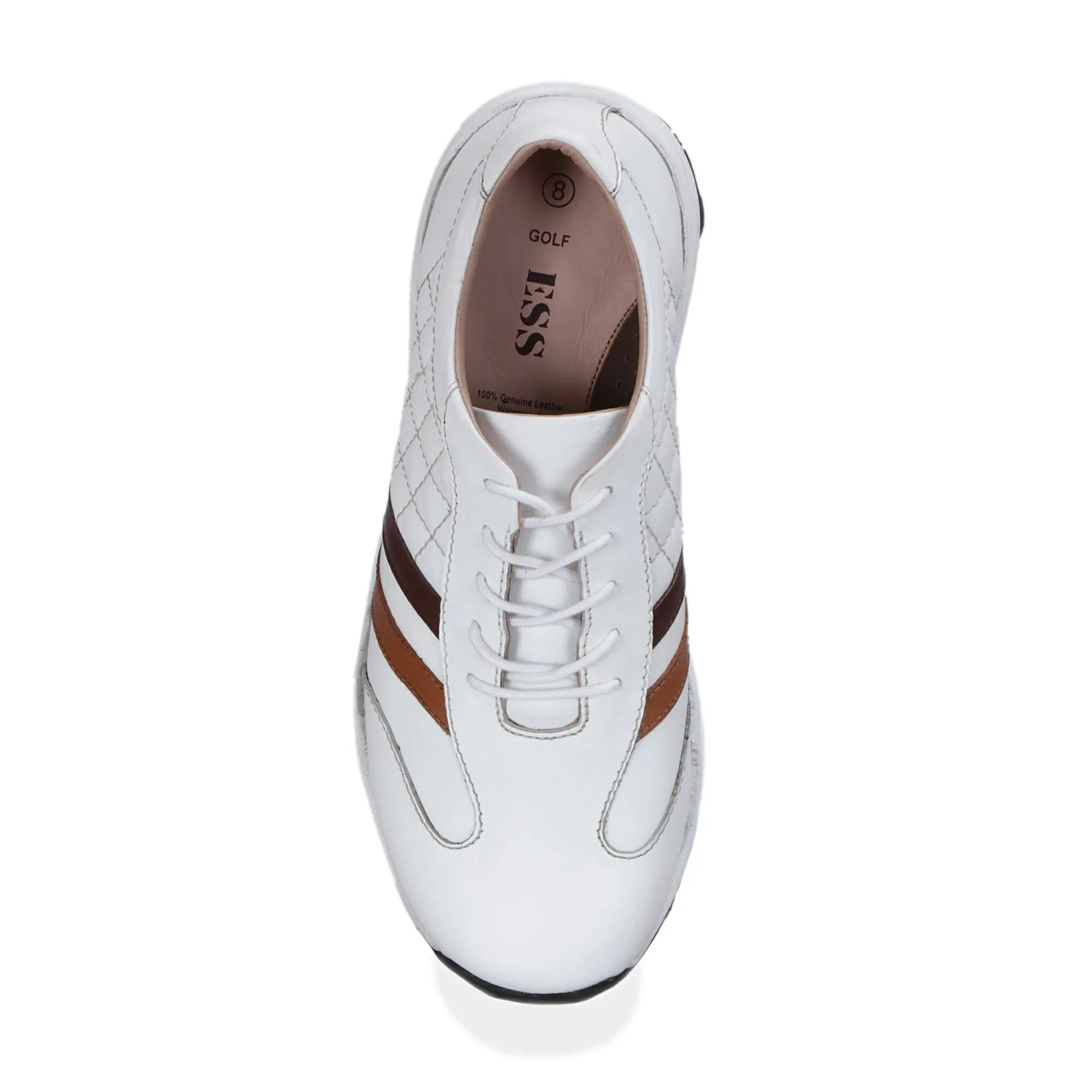 Todd White, Tan & Brown Golf Shoes