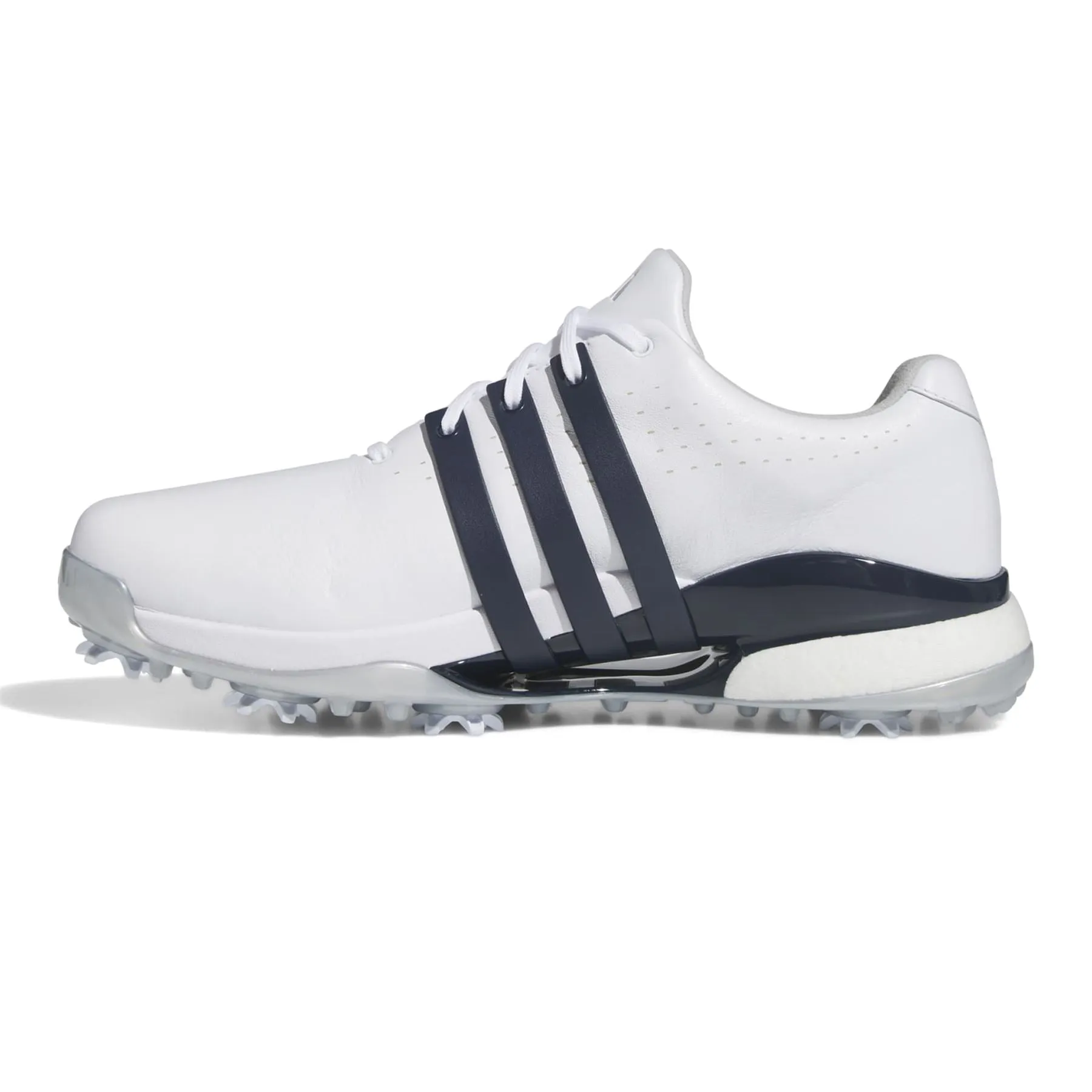 Tour360 24 Boost Golf Shoes White/Collegiate Navy/Silver - 2025