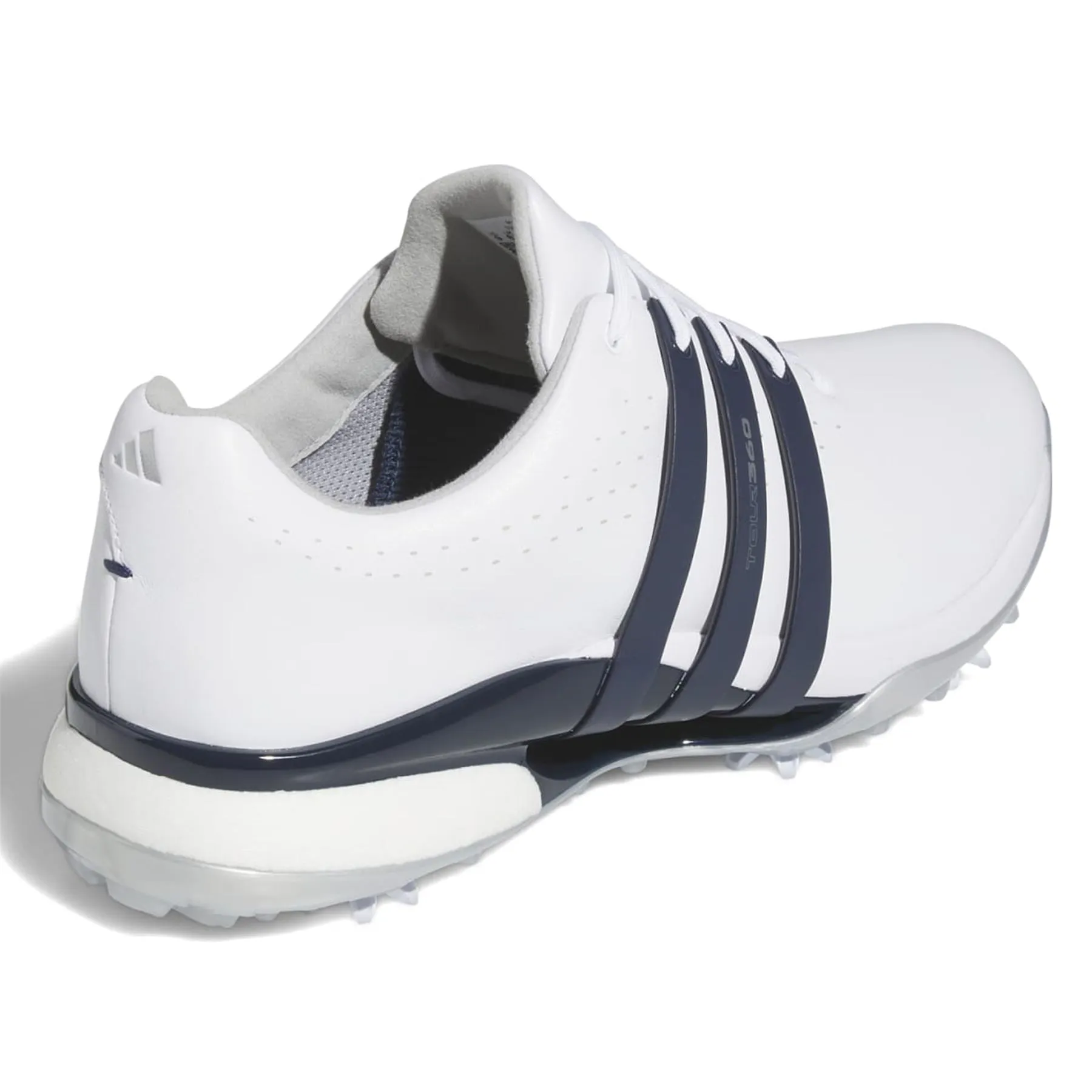 Tour360 24 Boost Golf Shoes White/Collegiate Navy/Silver - 2025