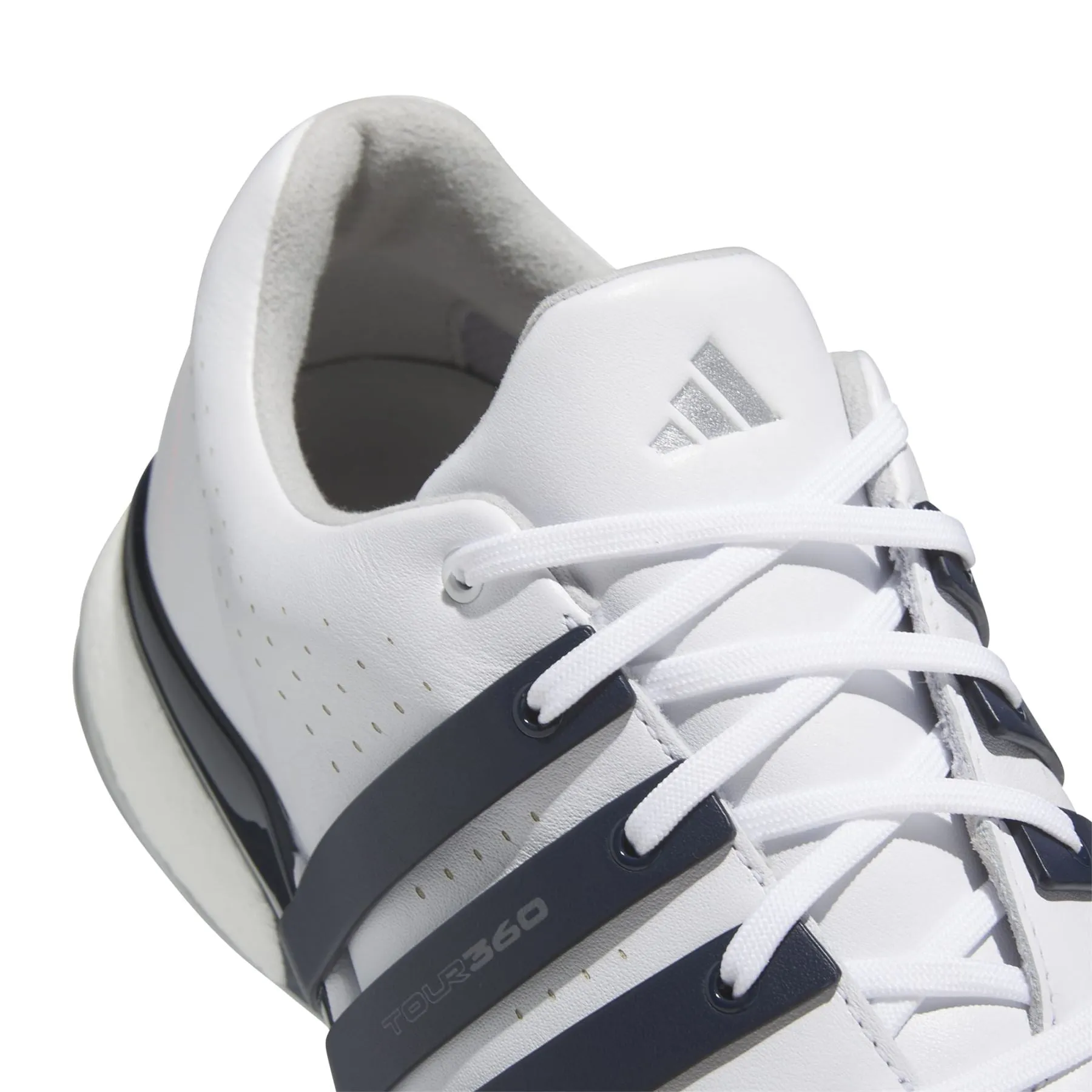 Tour360 24 Boost Golf Shoes White/Collegiate Navy/Silver - 2025