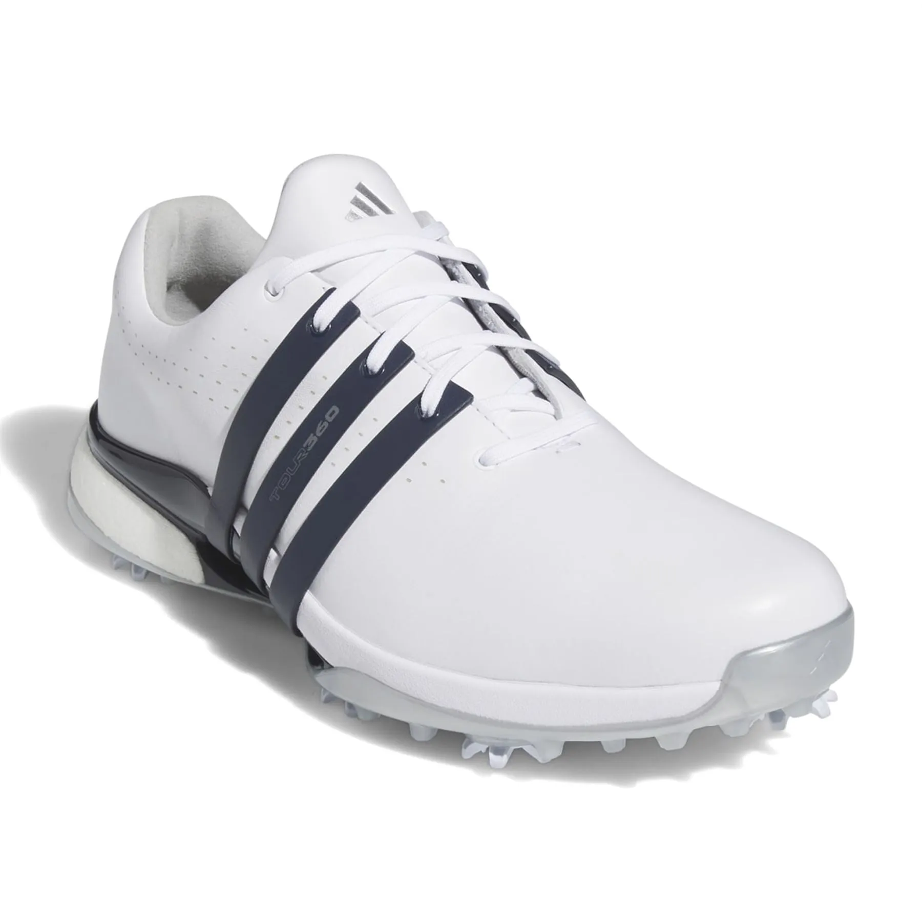 Tour360 24 Boost Golf Shoes White/Collegiate Navy/Silver - 2025