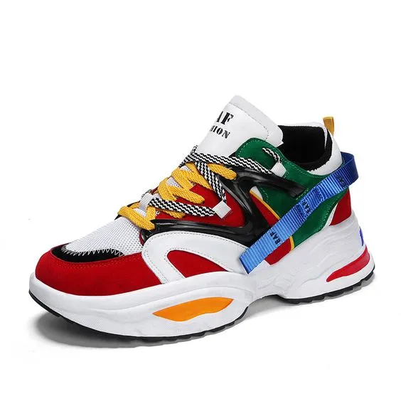 Trendy Color Design Dad Sneaker Shoes