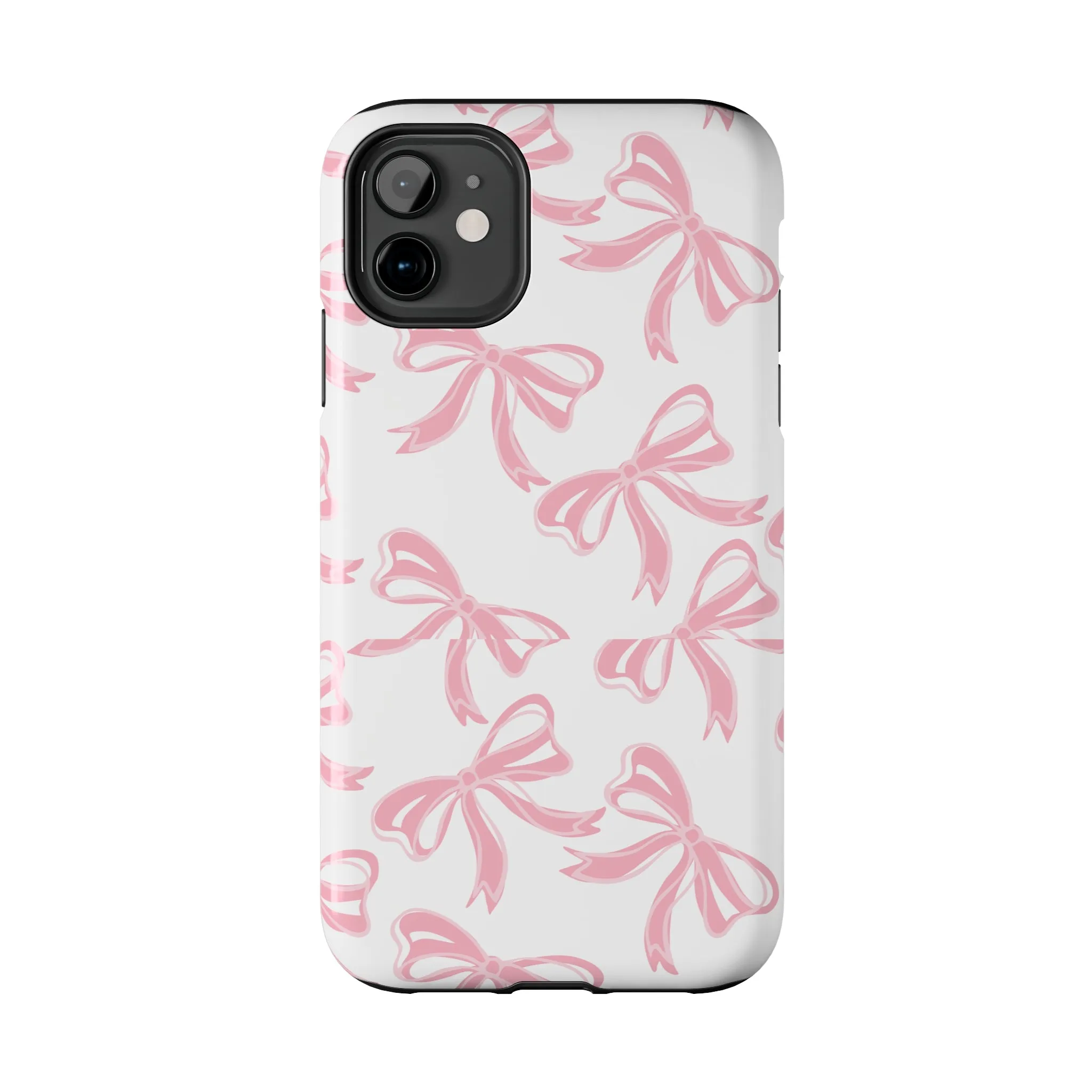 Trendy Pink Bow Phone Case - Coquette Aesthetic