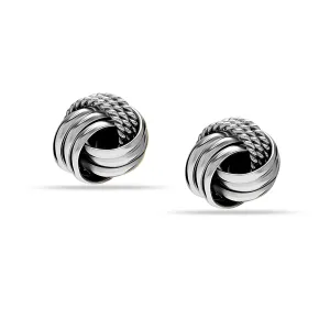 Trendy Silver Plated Small Stud Earring For Women