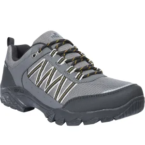 Trespass Mens Cian Low Rise Waterproof Walking Trainer - Charcoal