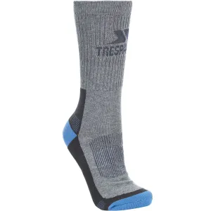 Trespass Mens Deeper Cushioned Walking Socks - Grey