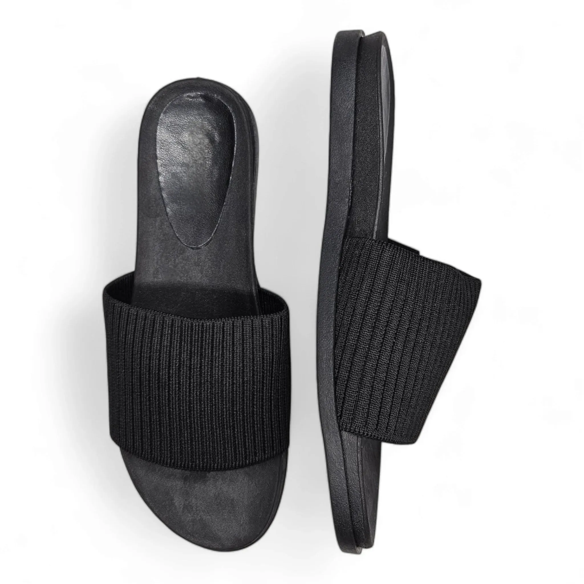 Upper Stretch Mission Band Slip On Sandal