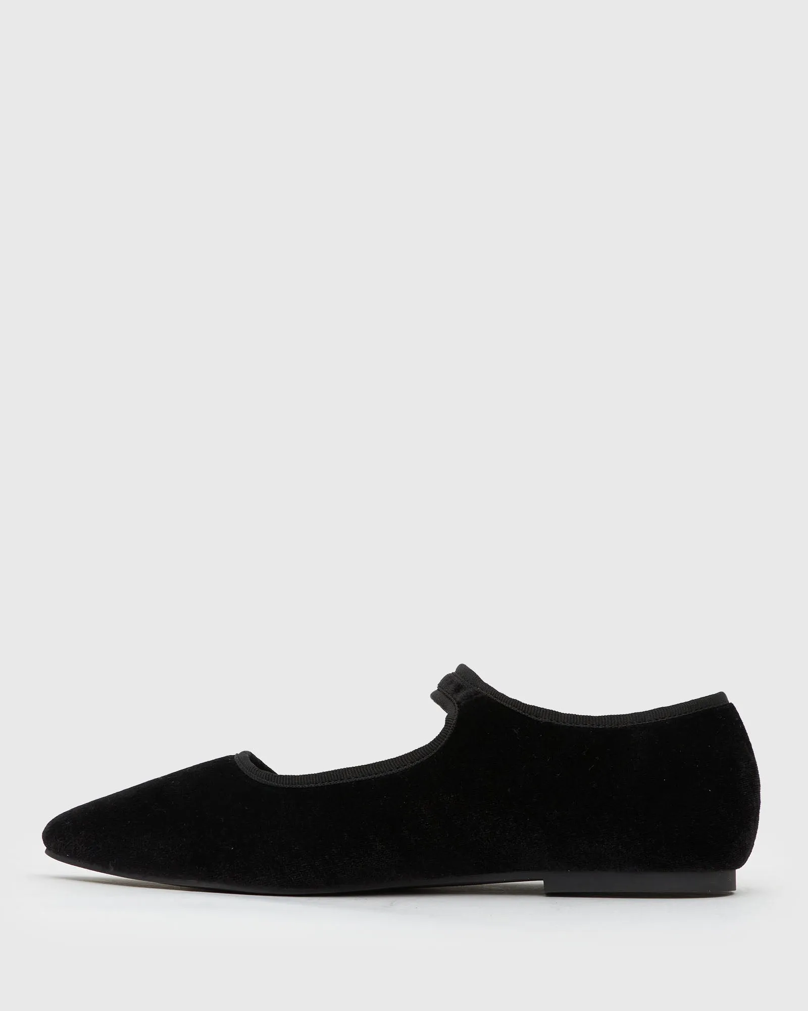 VALENTINA Square Toe Ballet Flats