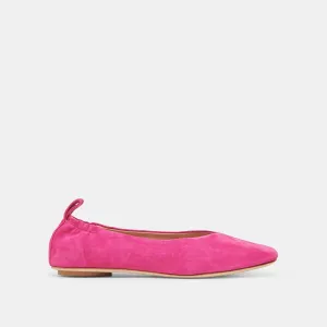 VINNIE BALLET FLATS FUCHSIA SUEDE