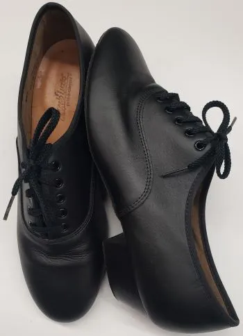 Warren -- Men's Latin Ballroom Oxford -- Black