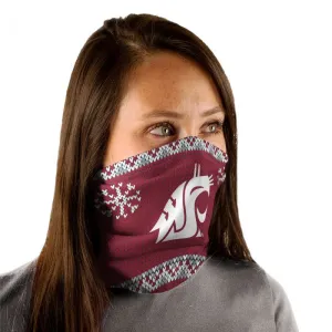 WASHINGTON STATE COUGARS UGLY SWEATER SKI GAITER