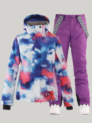 Women's Everbright Colorful Snowboard Suits