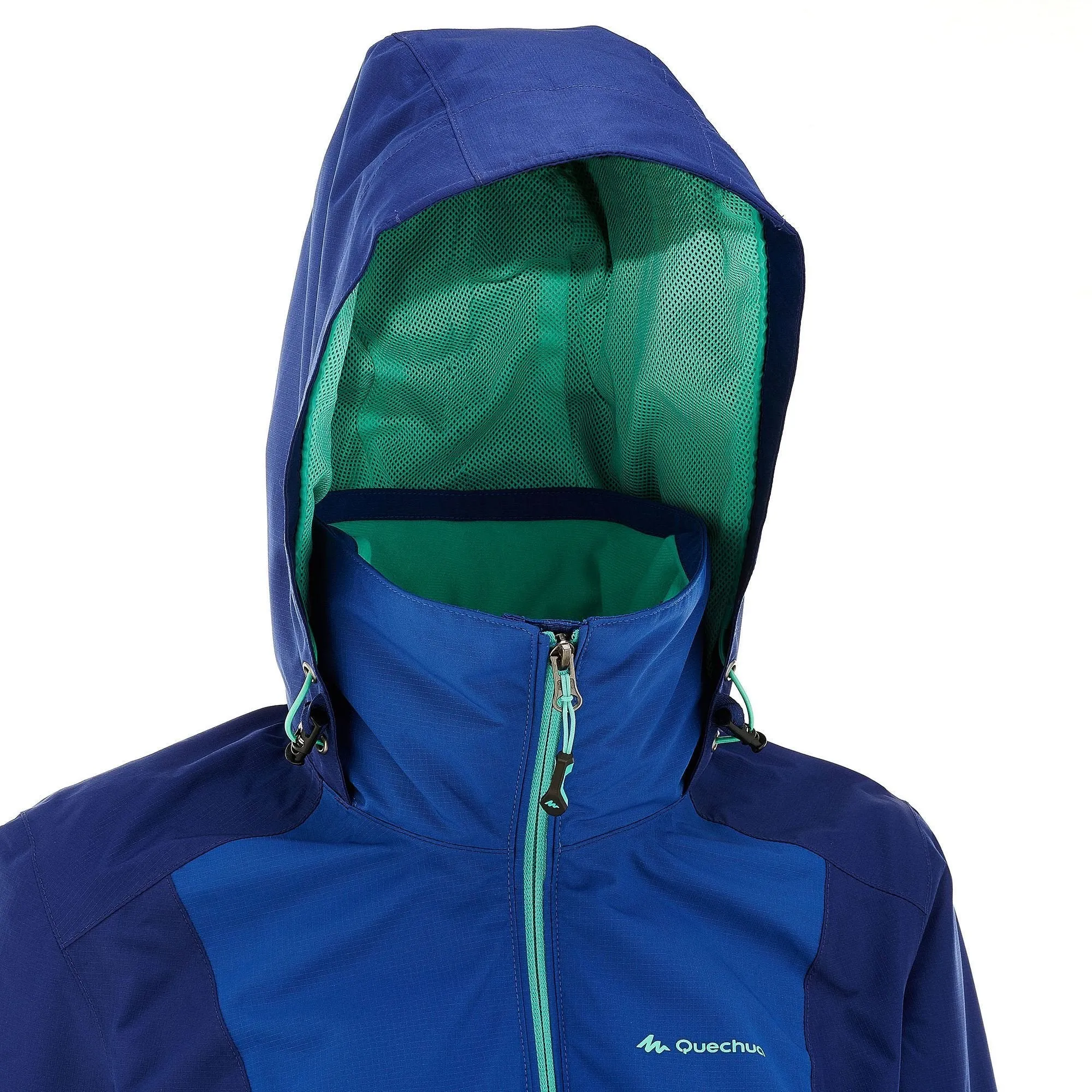 Women's Hiking Rain Jacket Forclaz 100