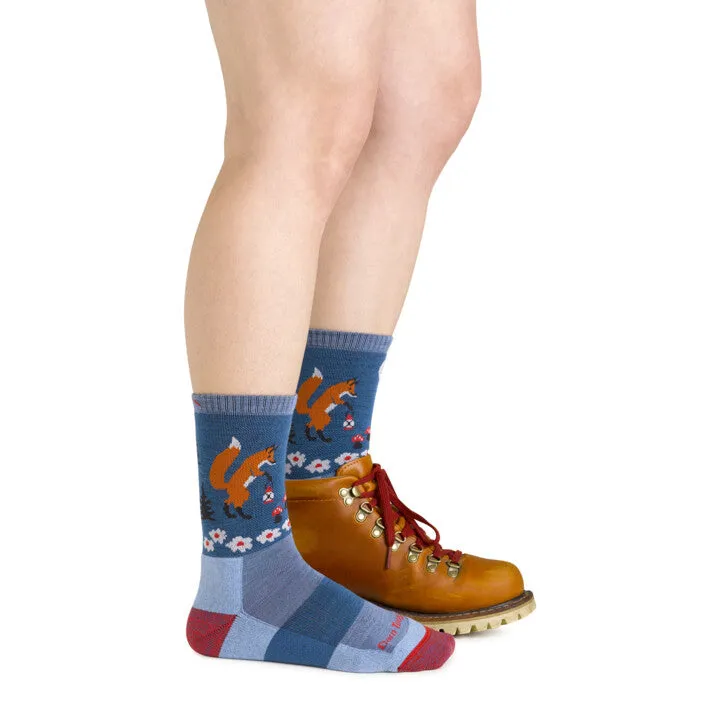 Women's Micro Crew Critter Club Lightweight Hiking Socks (Vapor)